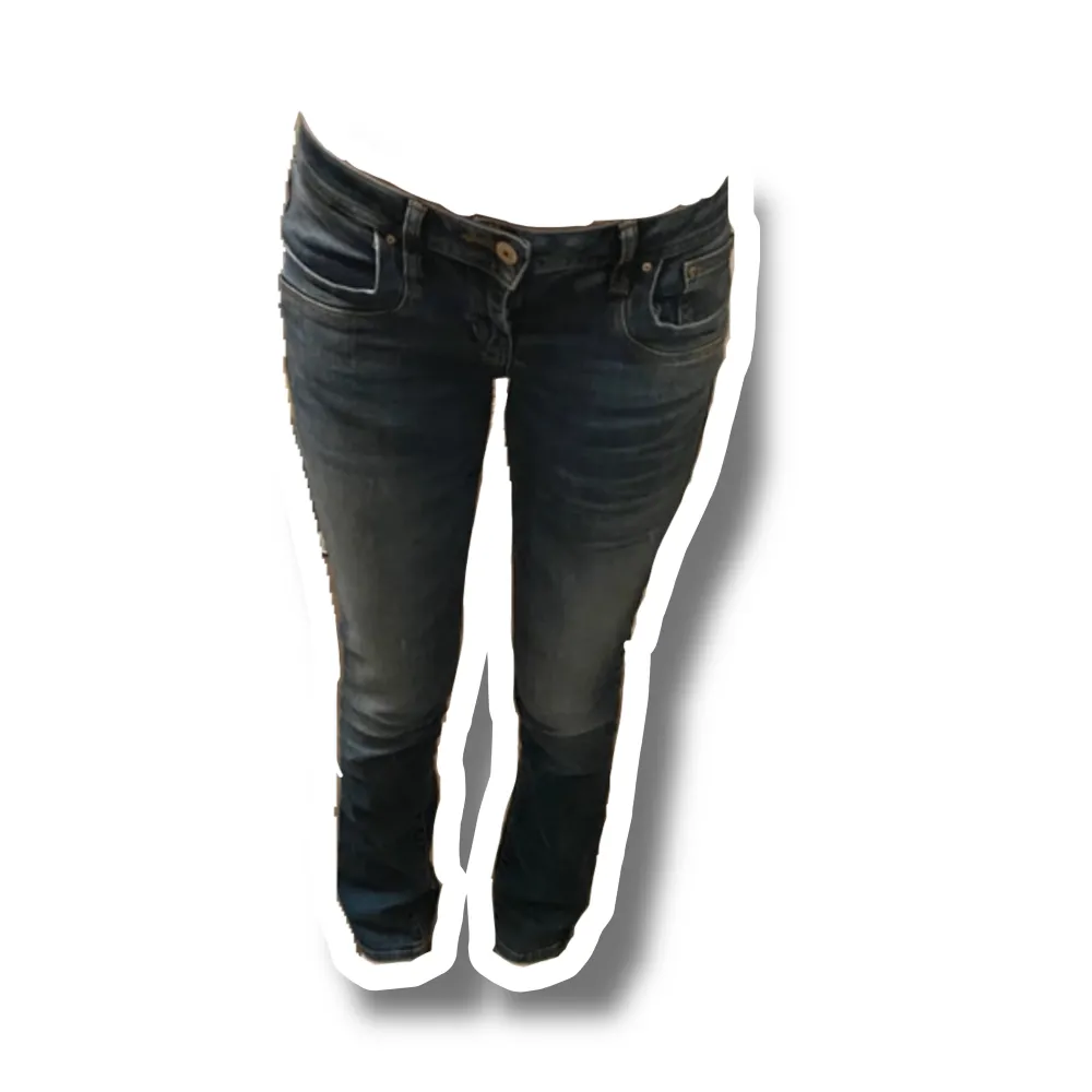 Lågmidjade bootcut jeans, gittskicj. Använda endast 3 gånger. Jeans & Byxor.