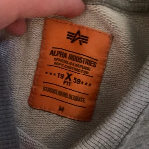 Alpha hoodie - En alpha hoodie som är i iprincip nyskick. Tagen åker självklart med, och tröjan är äkta. Storlek M Pris kan diskuteras 
