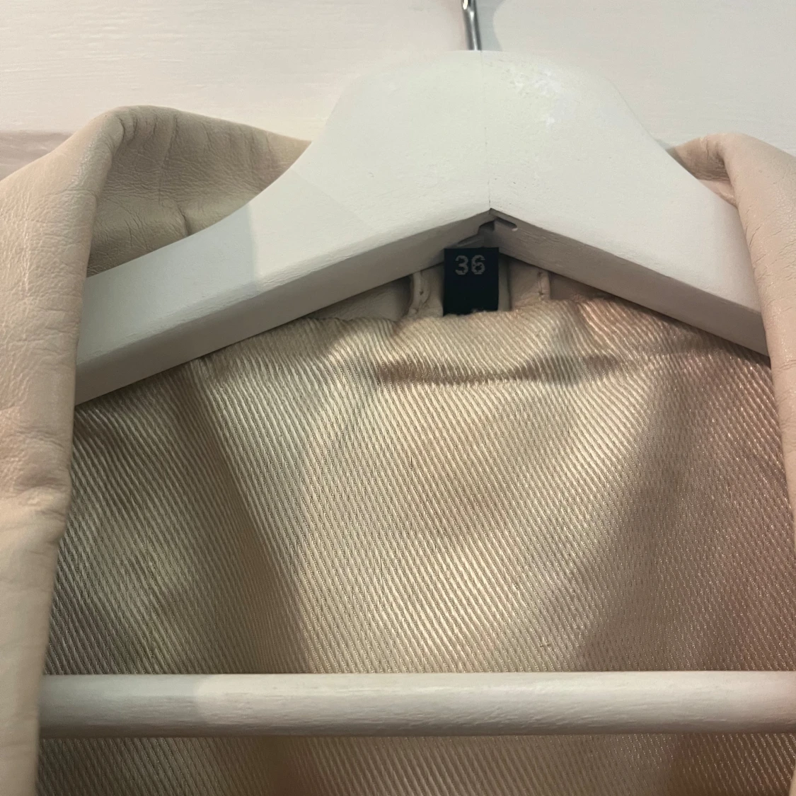 Beige skinnjacka - 91