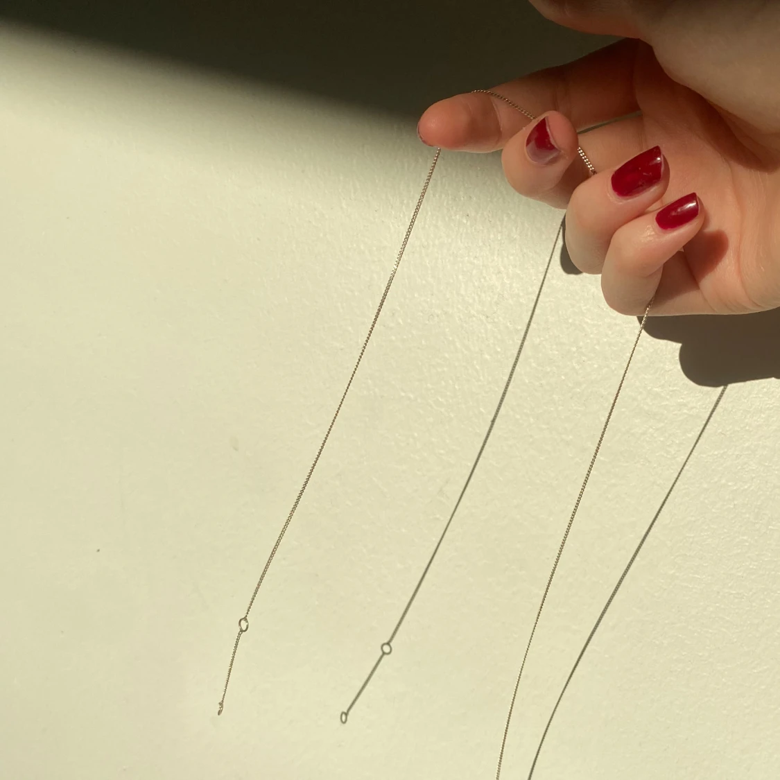Tunn silverkedja - 90