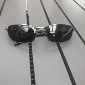 Svarta solglasögon  - Svarta/gråa solglasögon köpta second hand