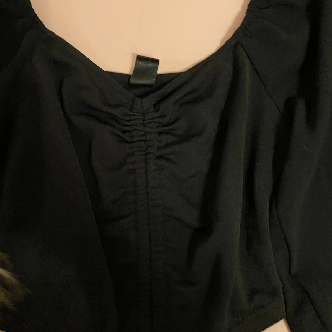 Svart off-shoulder topp - 90