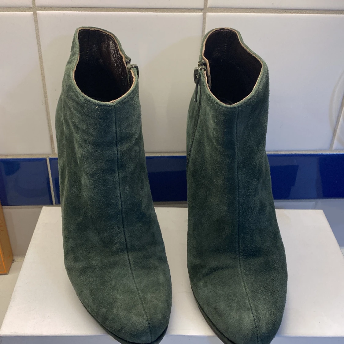 Mocka stövletter olivgrön 37 - 90