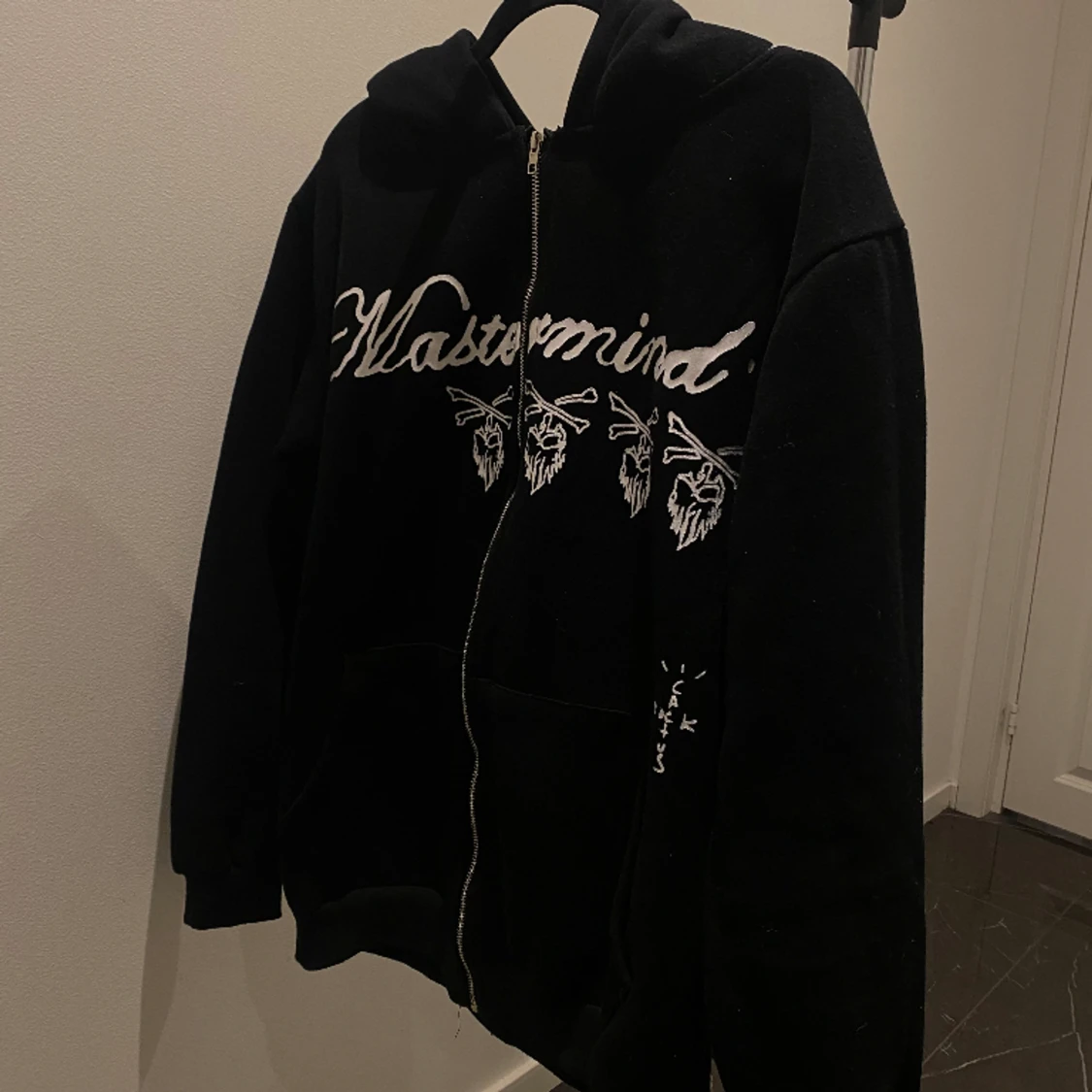 Travis Scott Skull Zip Up Hoodie