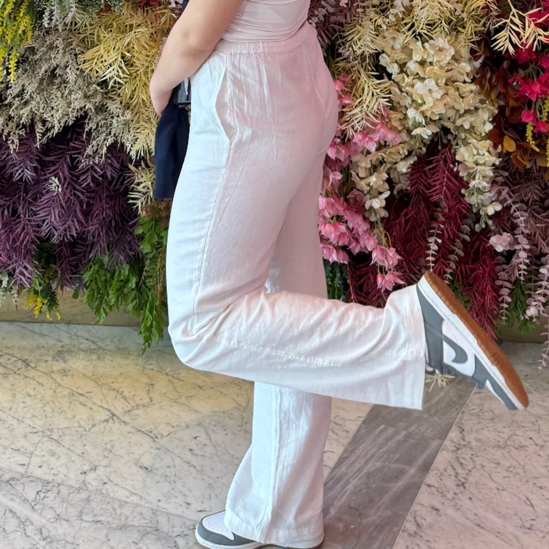 Vita Linnebyxo  - 90