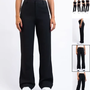 Svarta kostymbyxor - Snygga kostymbyxor i högmidjad modell från madlady som passar både till vardag och fest. I fint skick. Går att lösa egna bilder🫶🏼