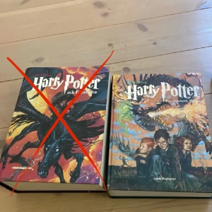 Harry Potter böcker - nyskick! - 3 st Harry Potter böcker i fint skick, 100kr/st men 250kr för alla. ”Harry Potter och den flammande bägaren”, ”Harry Potter och de vises Sten”, ”Harry Potter och halvblodsprinsen”. Alla 3 böckerna är i nytt skick, bild kan skickas. 