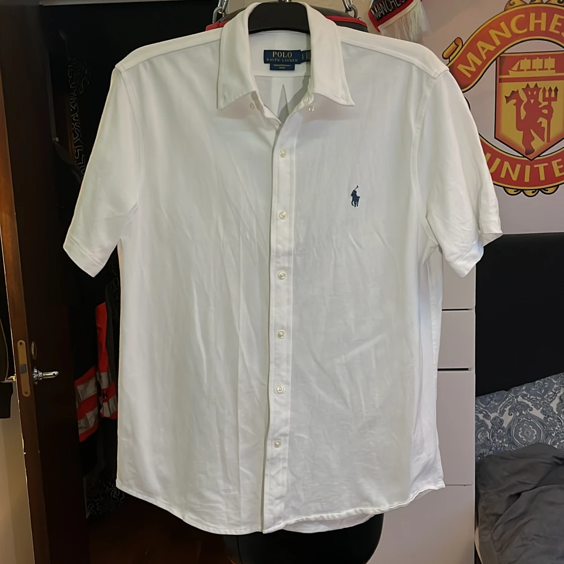 Vit kortärmad skjorta från Polo Ralph Lauren