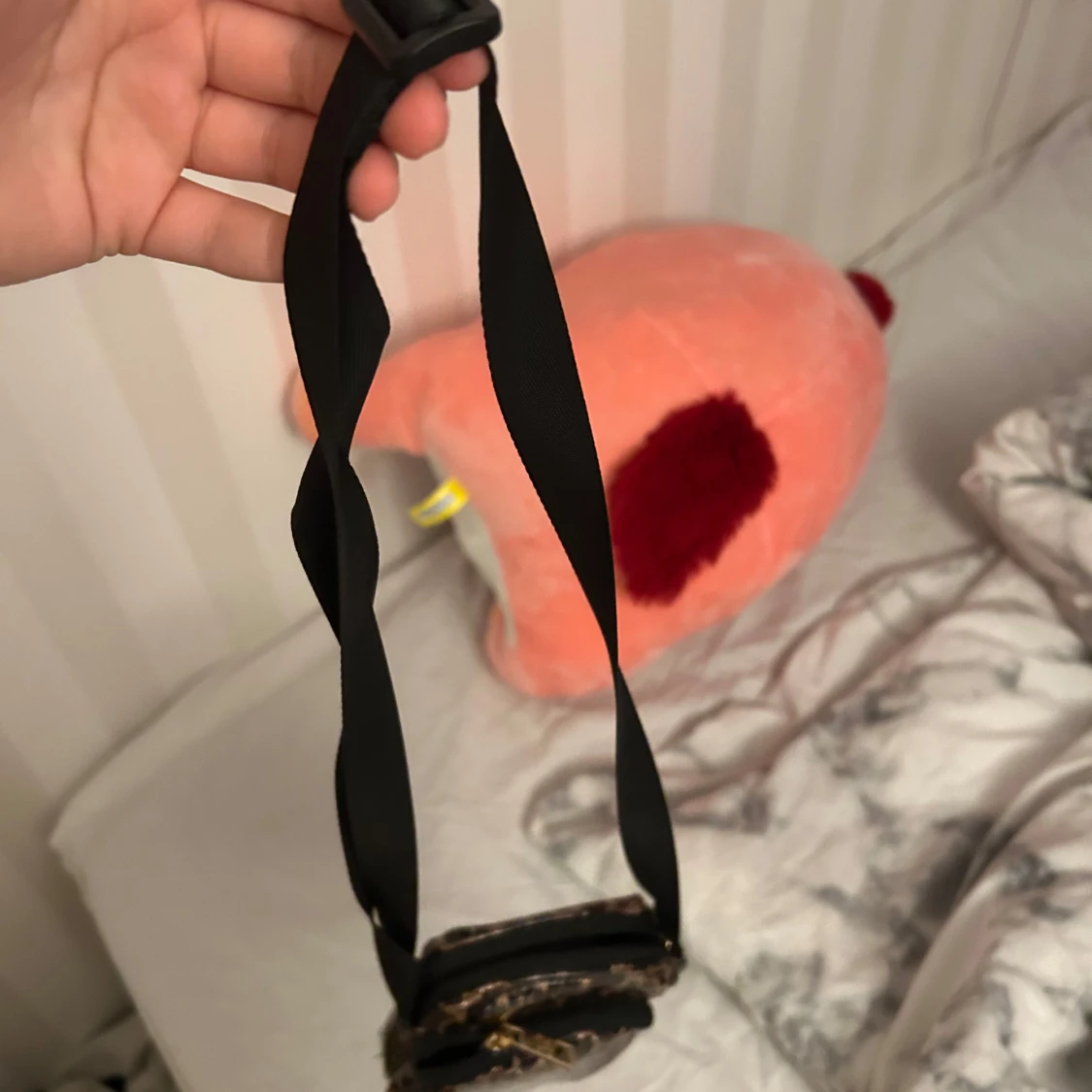 Leopardmönstrad axelväska - 90