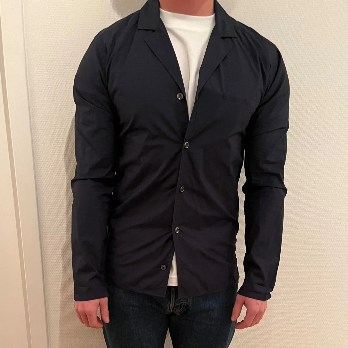 Mörkblå överskjorta  - 91