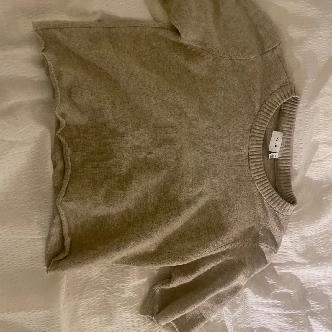 Beige croppad tröja från vila - 92