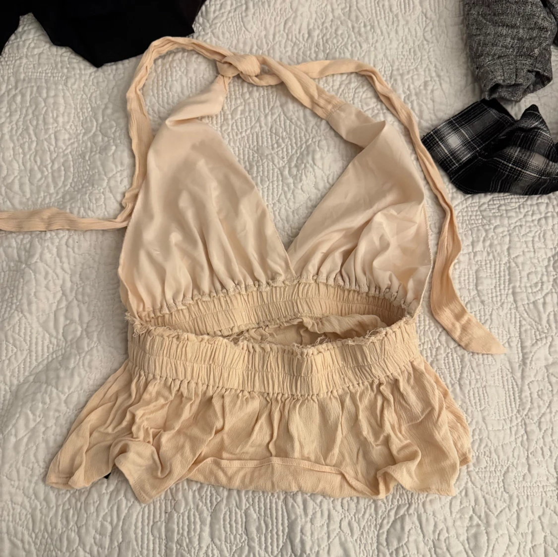 Beige halterneck topp - 37