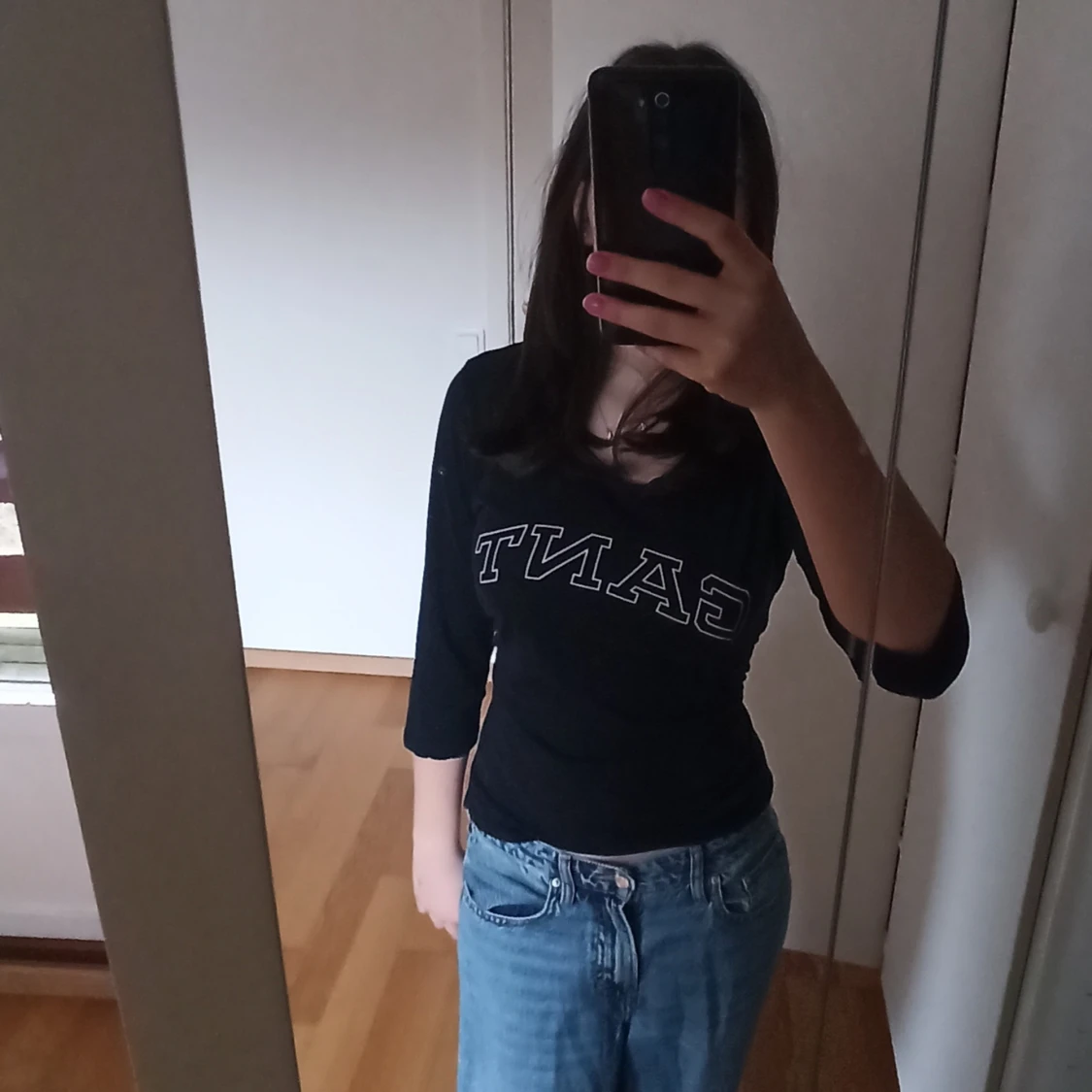 Mörkblå långärmad tröja från Gant