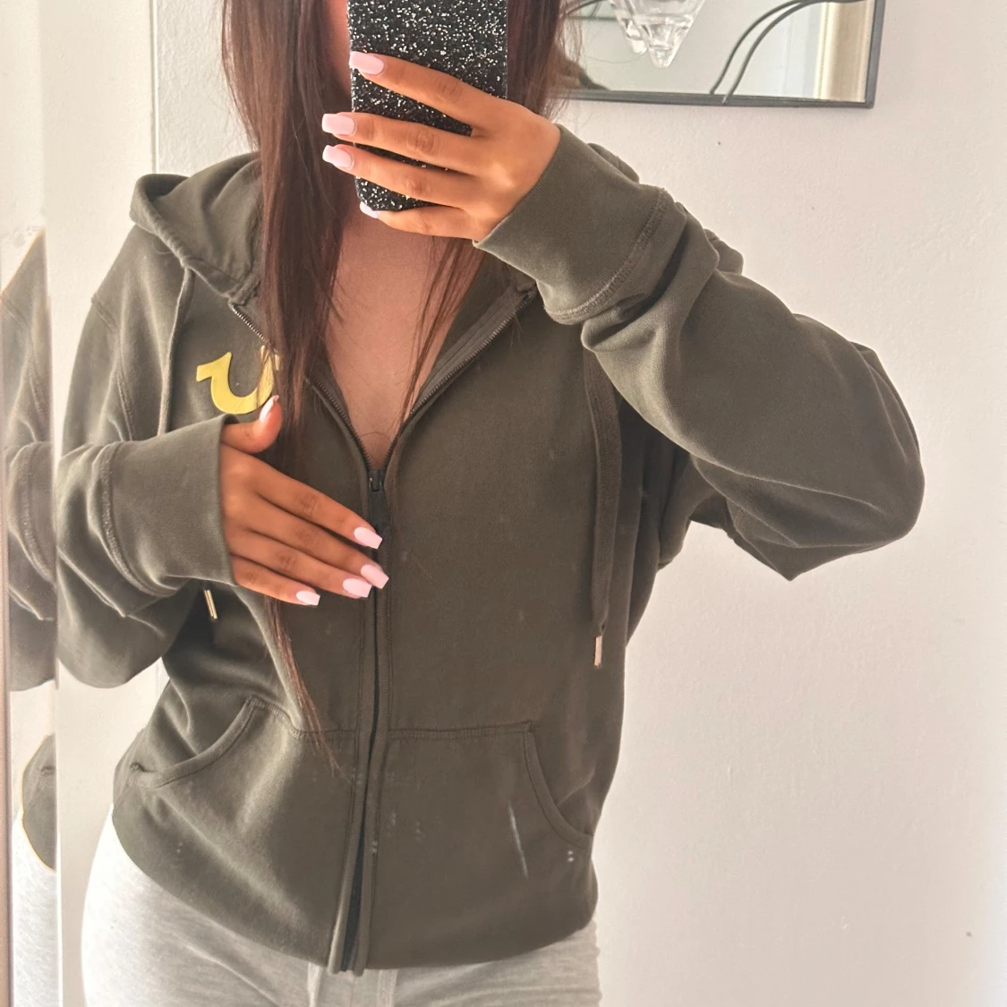 Olivgrön hoodie från True Religion - 91