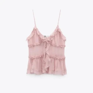 Super snygg zara topp - Super söt, kommer inte till någon användning💓 har inga defekter och är precis som ny 