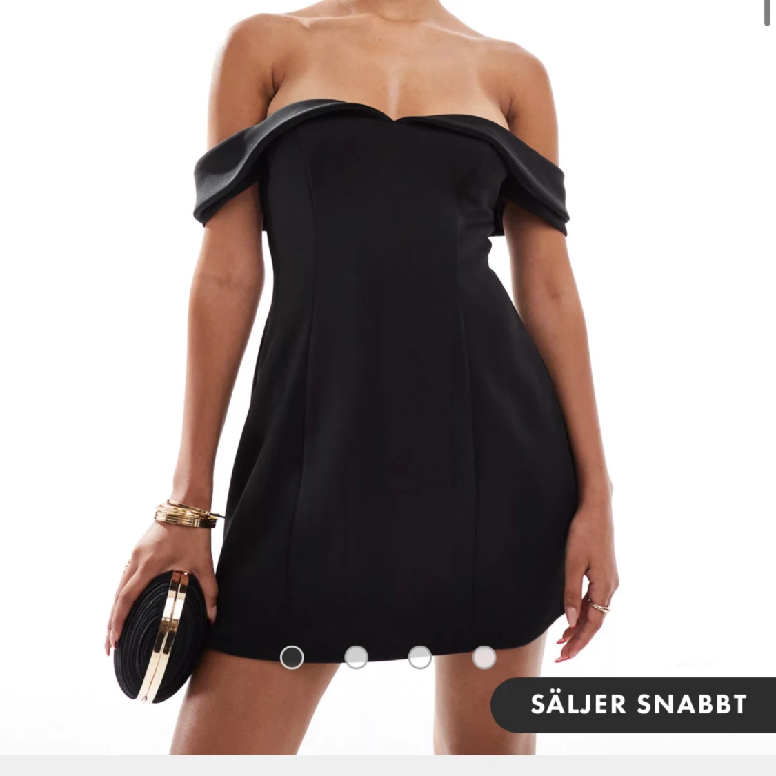 asos off shoulder klänning