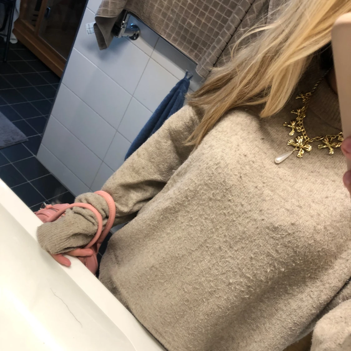 Stickad tröja  - 90