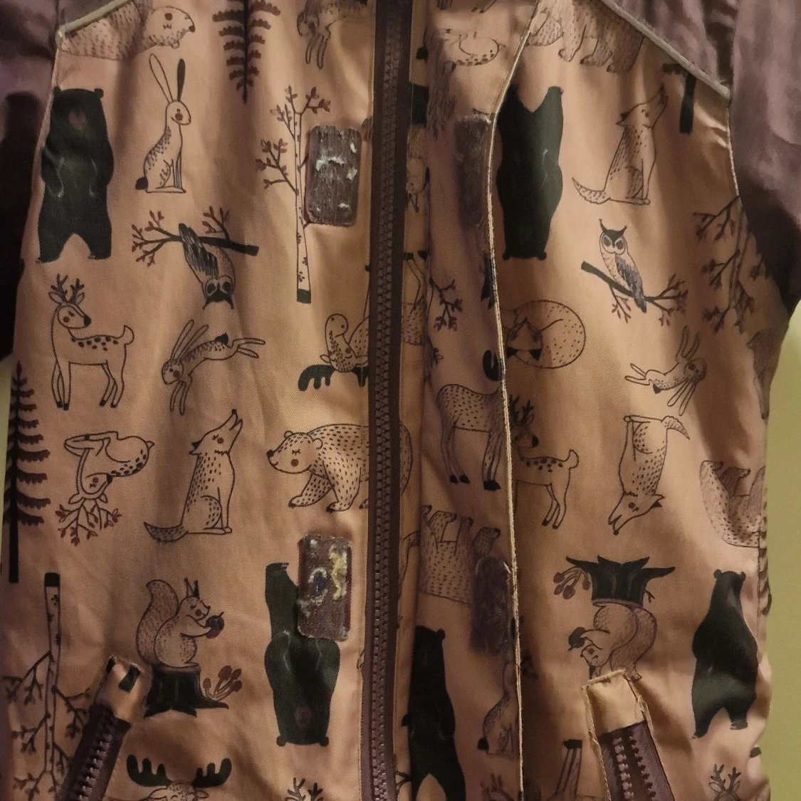 Mönstrad regnjacka från PAX - 90