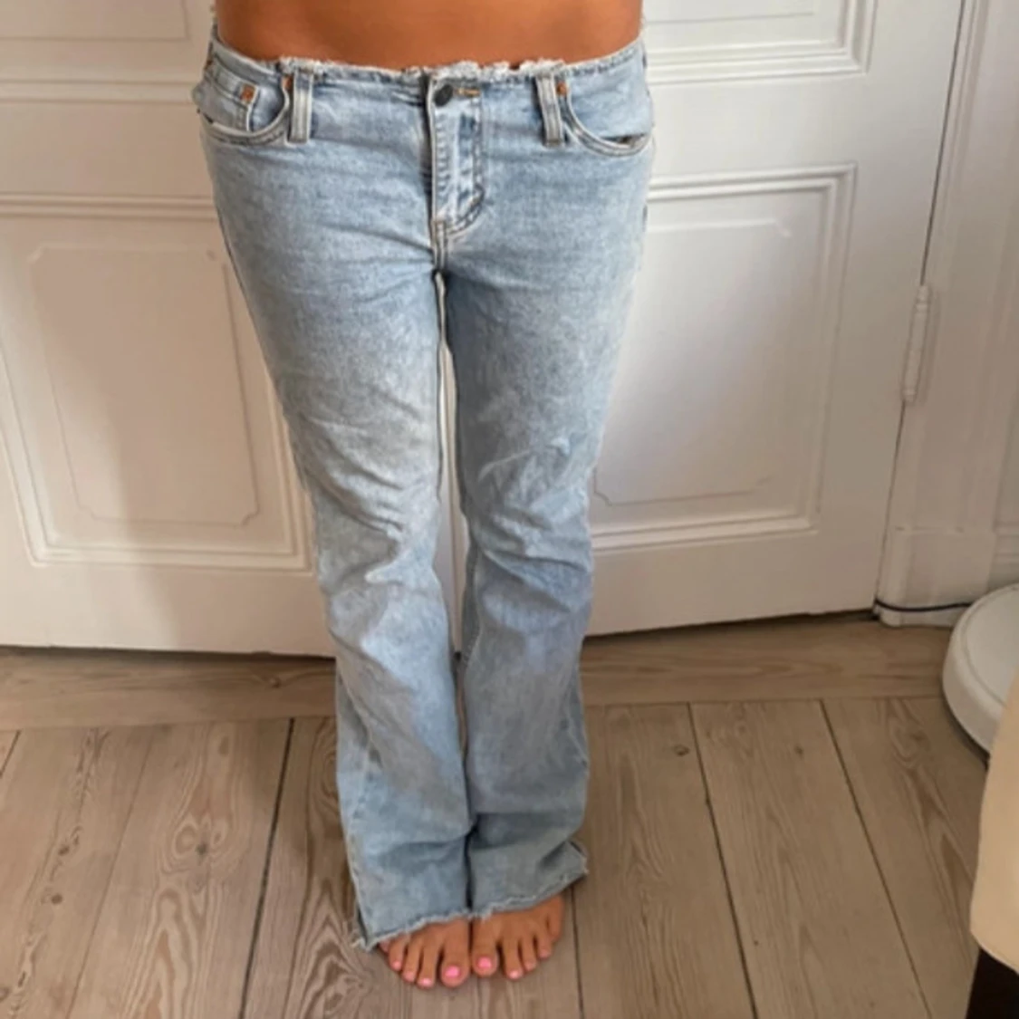 Lågmidjade jeans