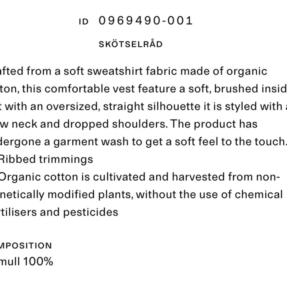 Top från Arket, M - 91