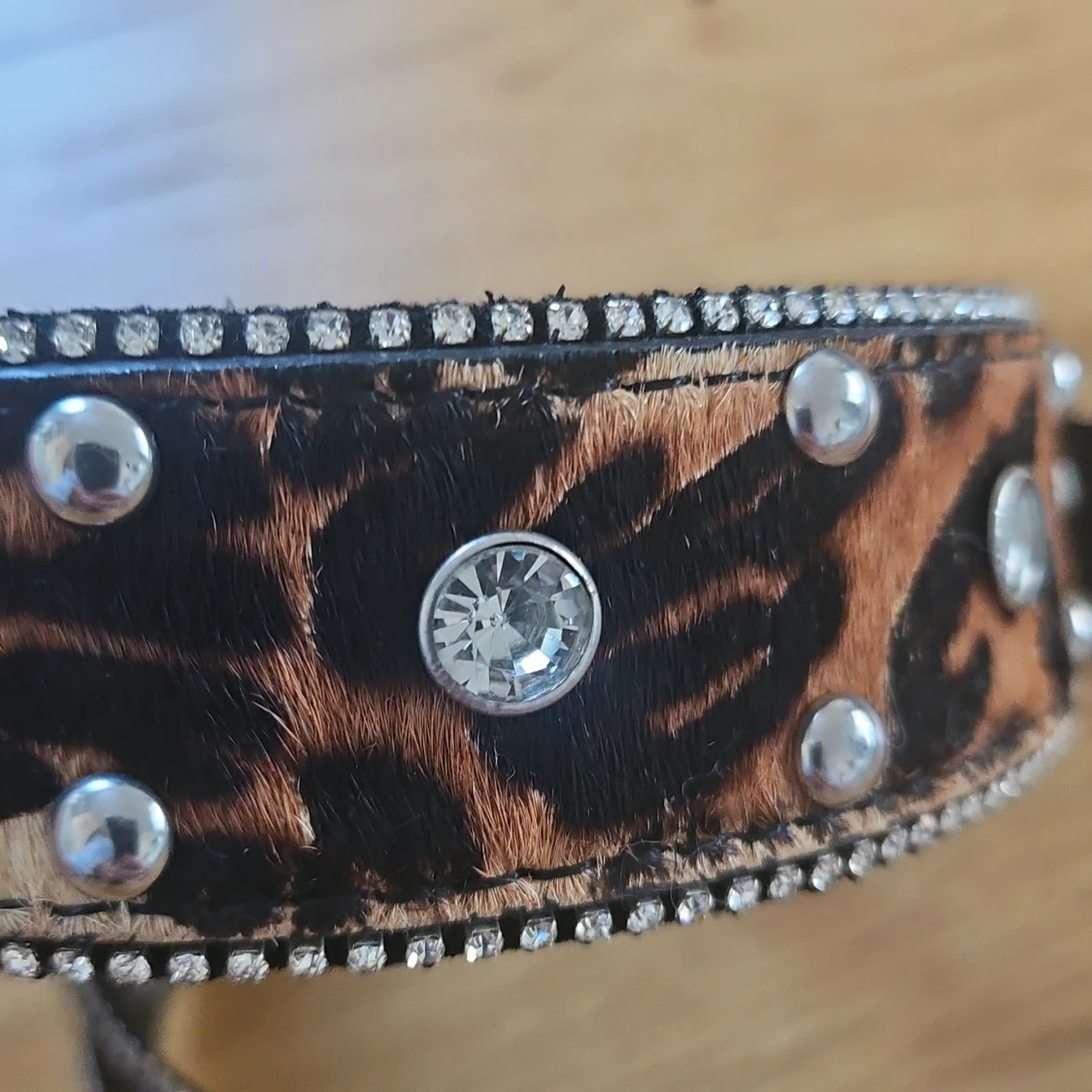 Leopardmönstrat bb belt från Zara - 90