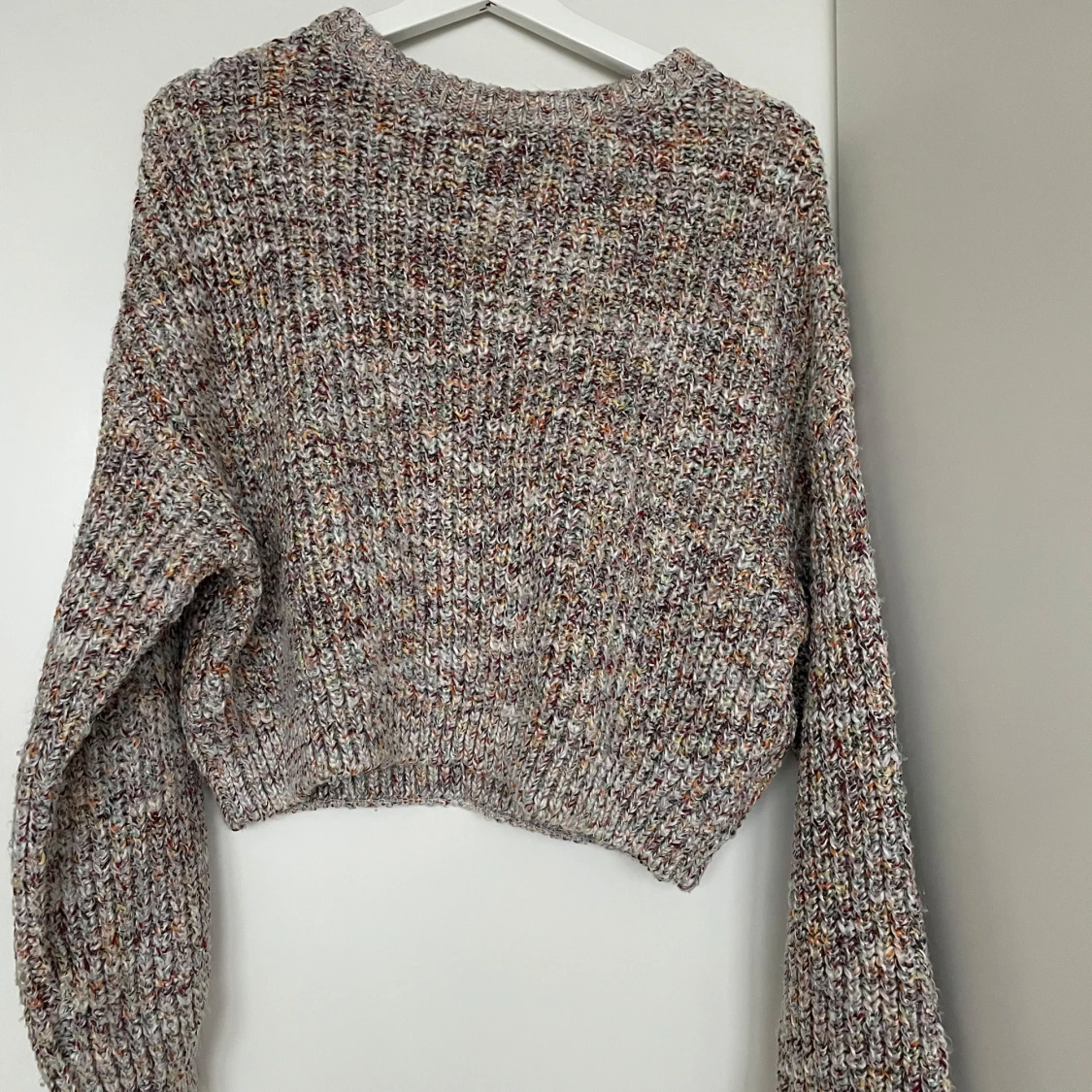 Flerfärgad stickad tröja - 91