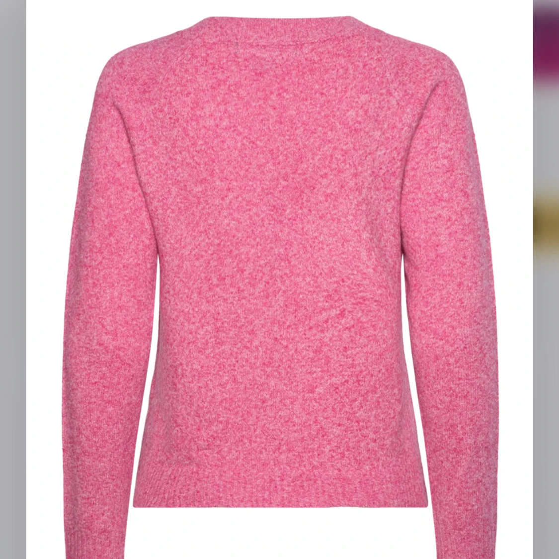 Rosa stickad tröja - 90