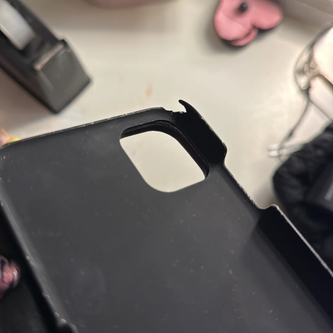 Svart mobilskal med kortfack - 2