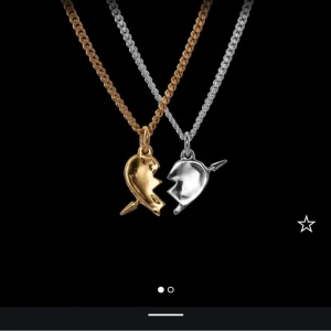 Maria Nilsdotter halsband  - SÖKER två halvor med båda delarna i silver och guld,  i storlek 40 eller 45💓