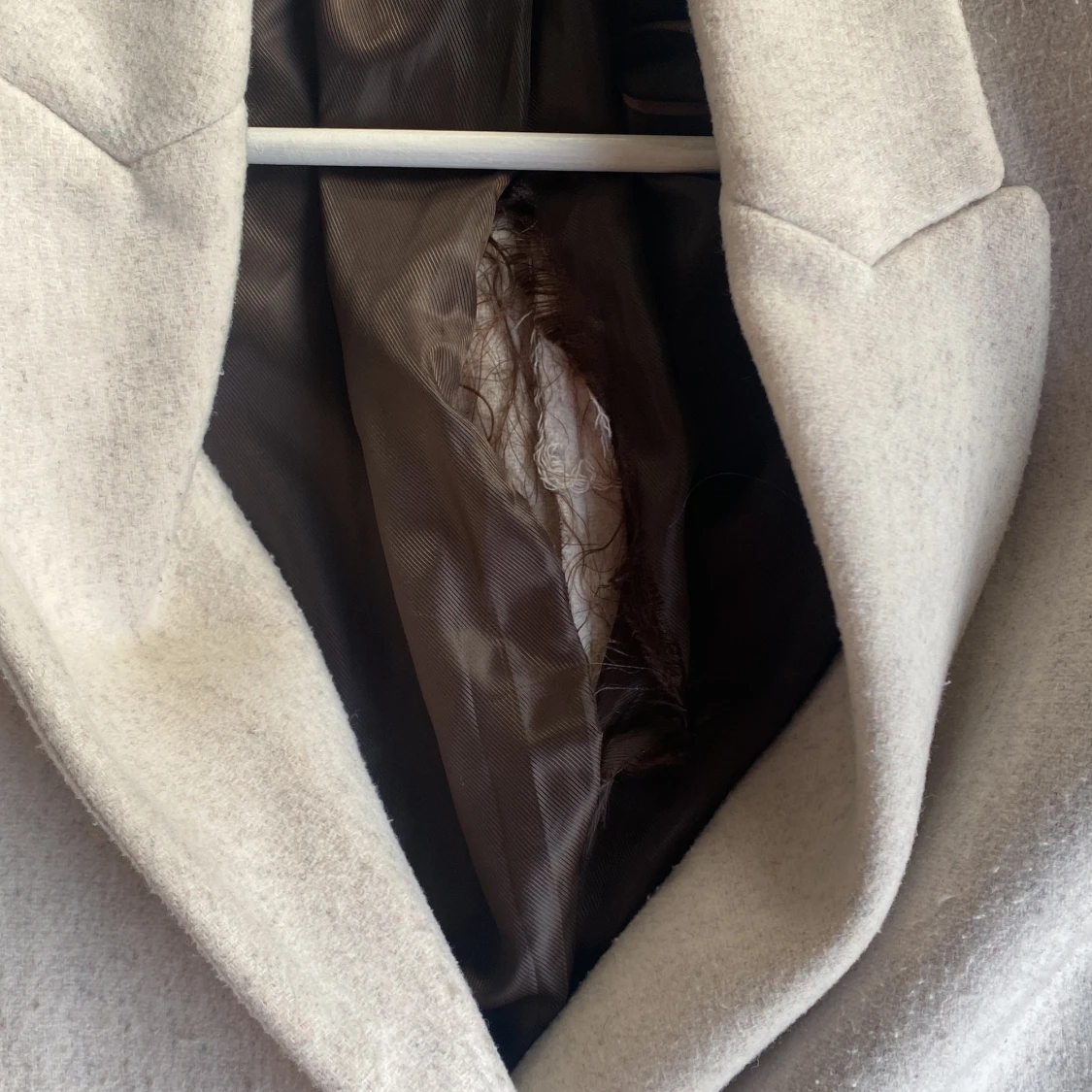 Beige kappa från MNG - 93