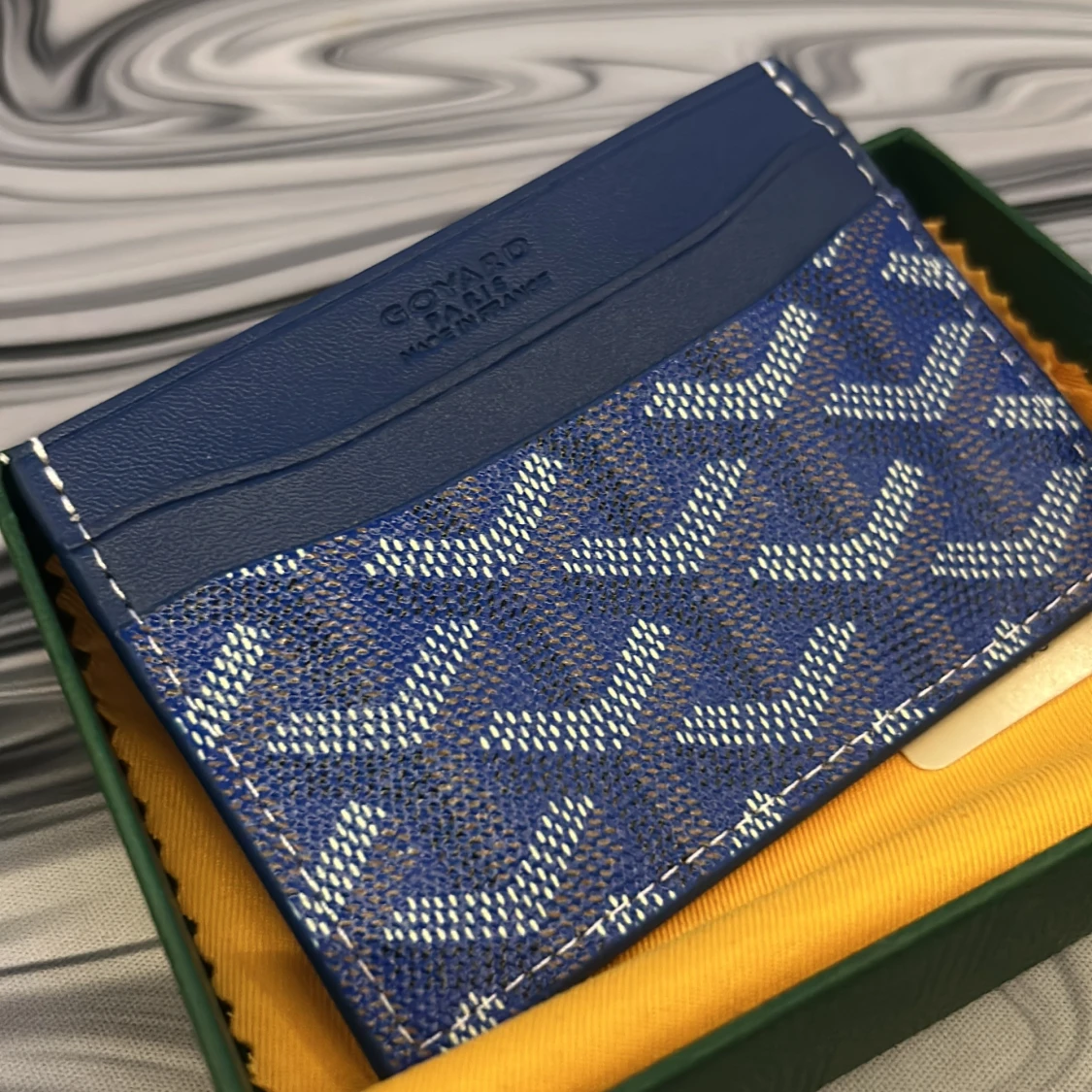 Ny Blå goyord korthållare - 90