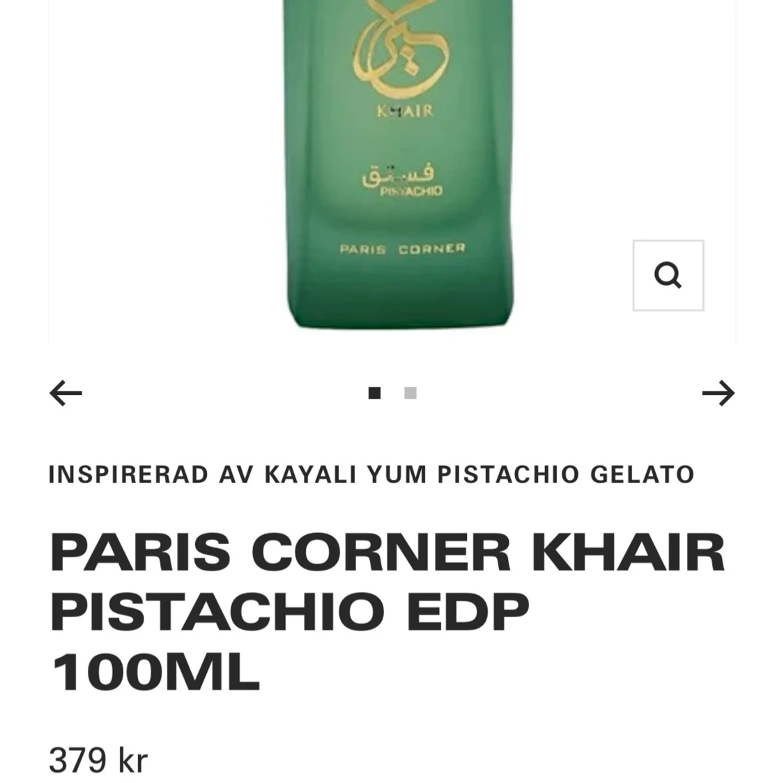 Paris Corner Khair Pistachio EDP 100ml