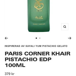 Paris Corner Khair Pistachio EDP 100ml -  Paris Corner Khair Pistachio EDP, inspirerad av Kayali Yum Pistachio Gelato. Perfekt för dig som älskar unika och krämiga dofter. Endast testad en gång