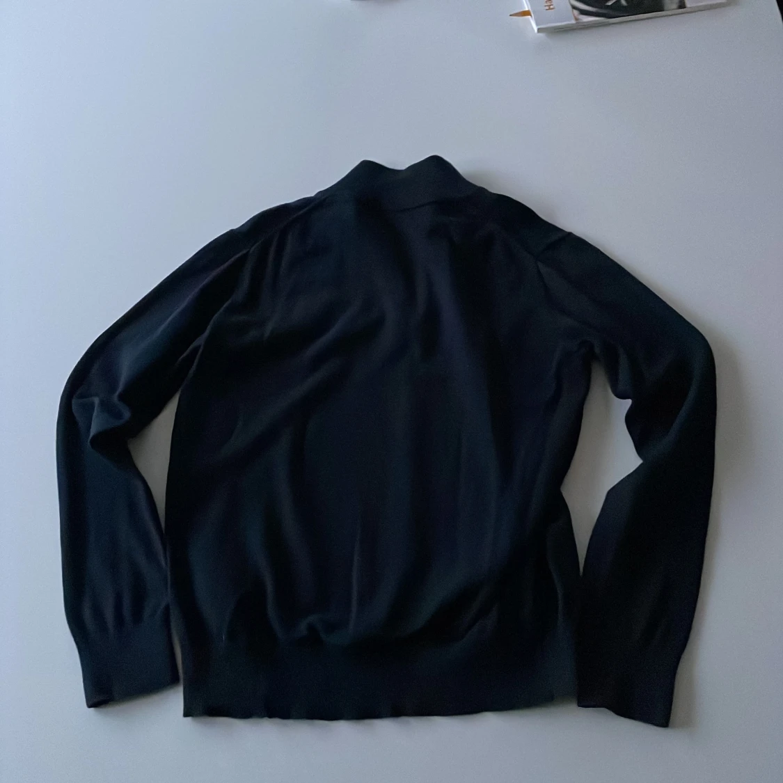 Marinblå halv zip från Gant - 1