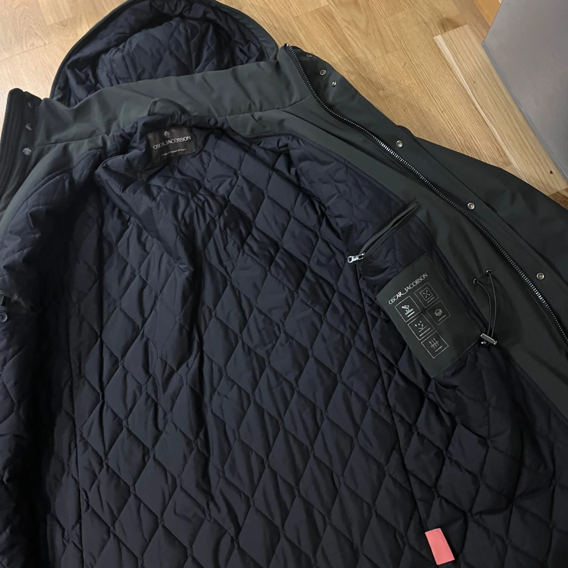 Svart parkajacka från Didriksons - 1