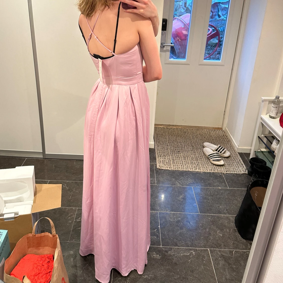 Ljusrosa balklänning - 1