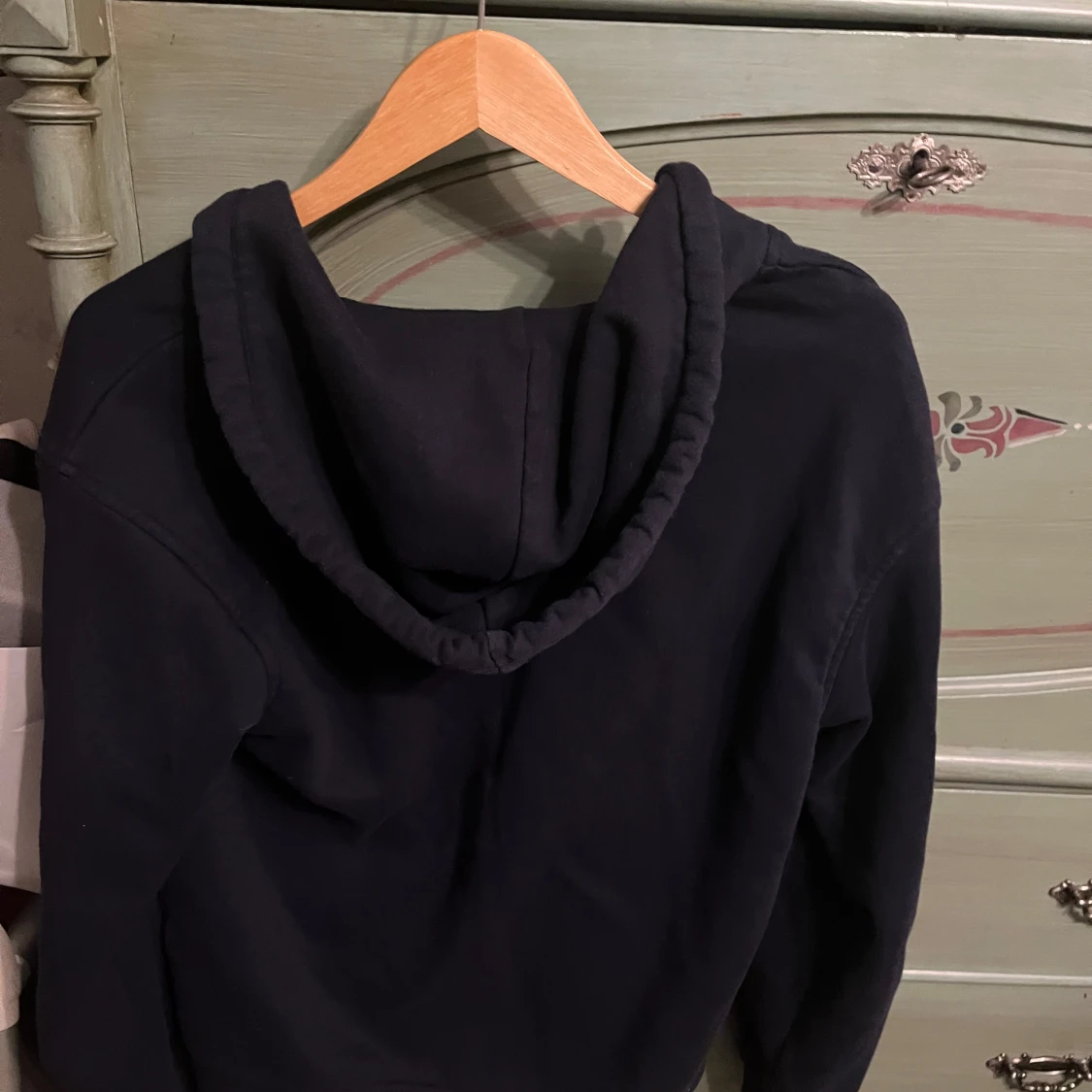 Marine blå zip hoodie från H&M S - 1