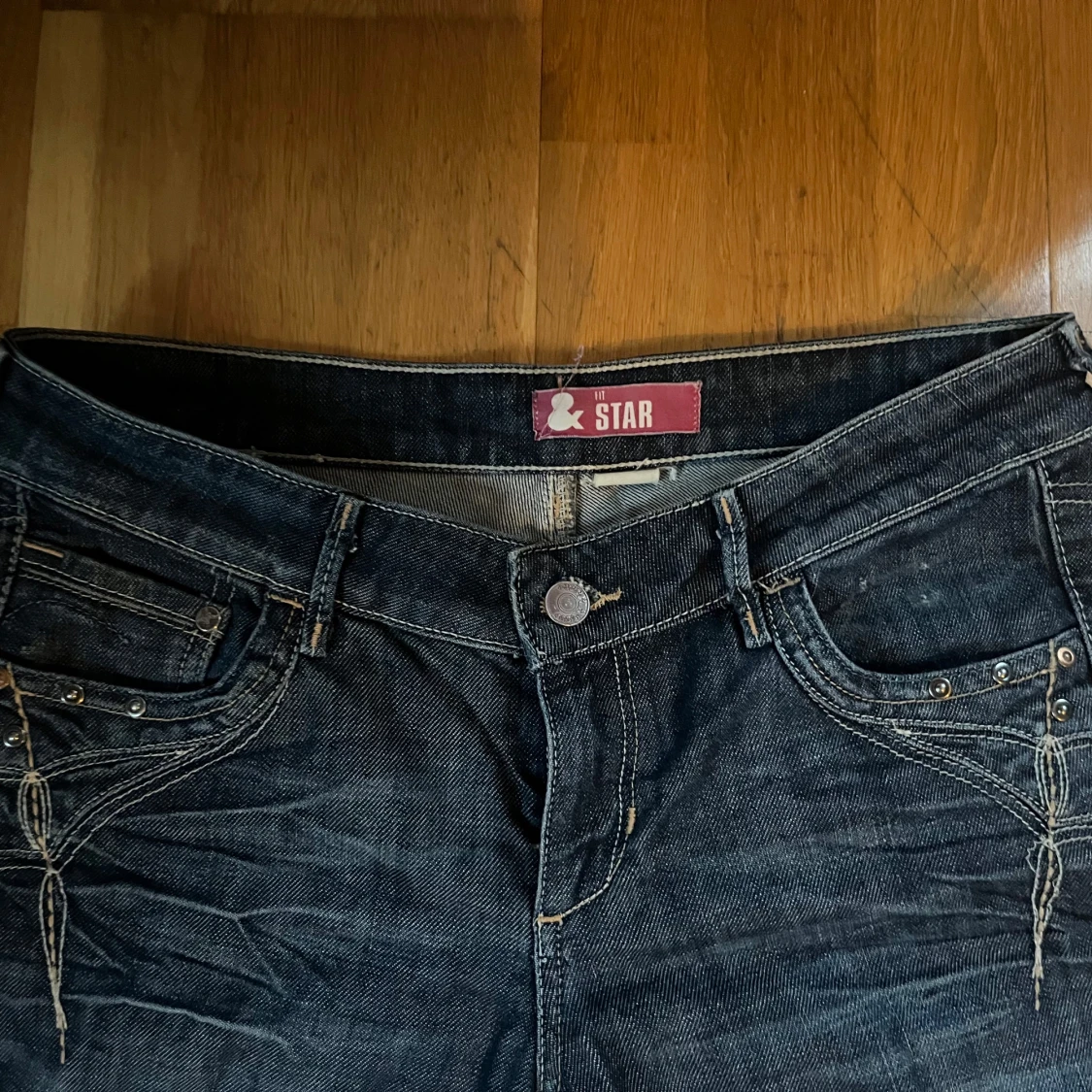 Mörkblå jeans från H&M - 3
