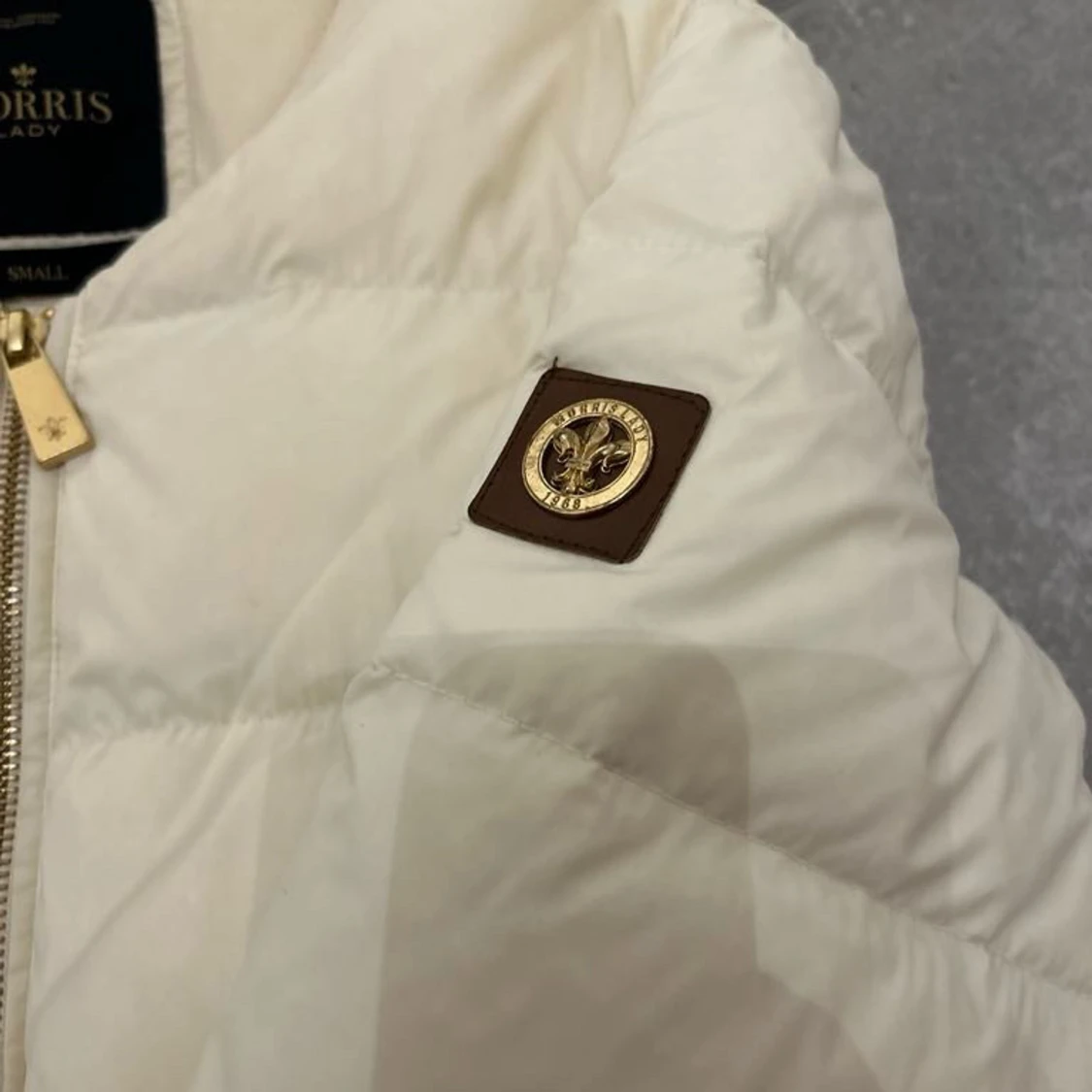 Beige dunjacka från Morris Lady - 90