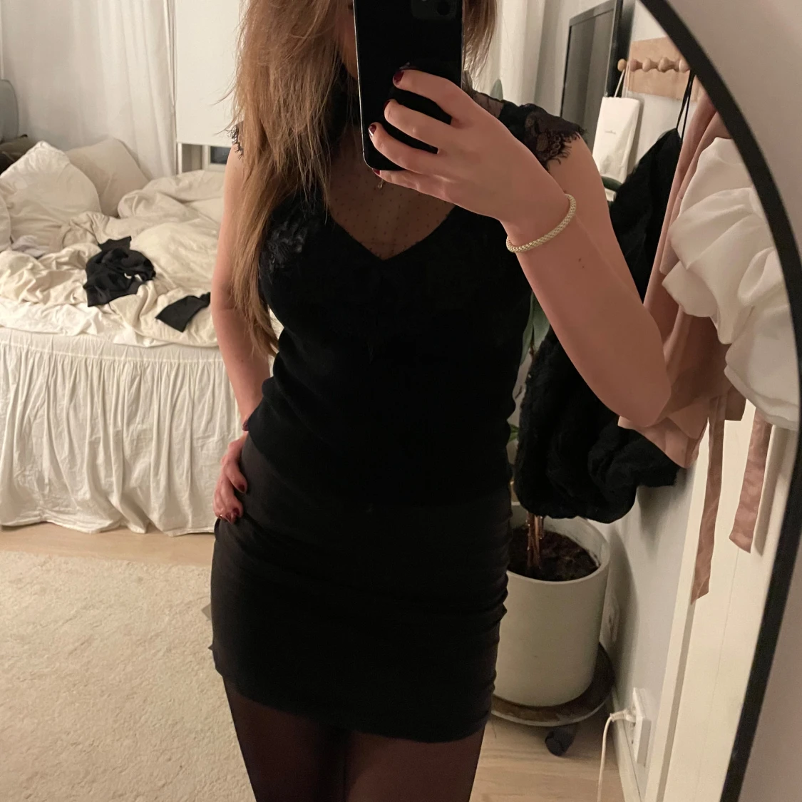 Svart snygg topp - 90