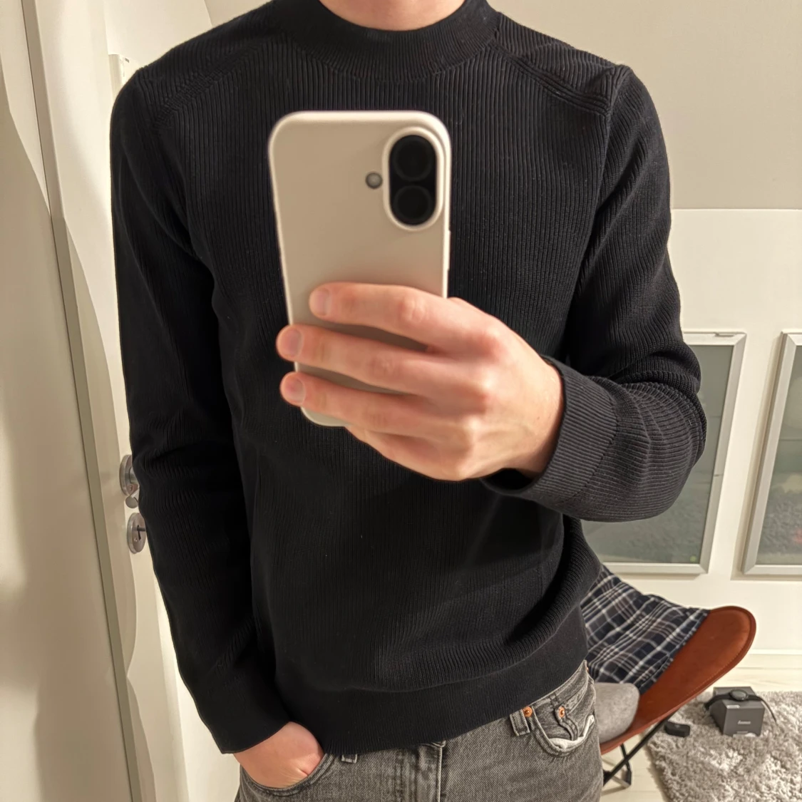 COS ribbstickad tröja - 91