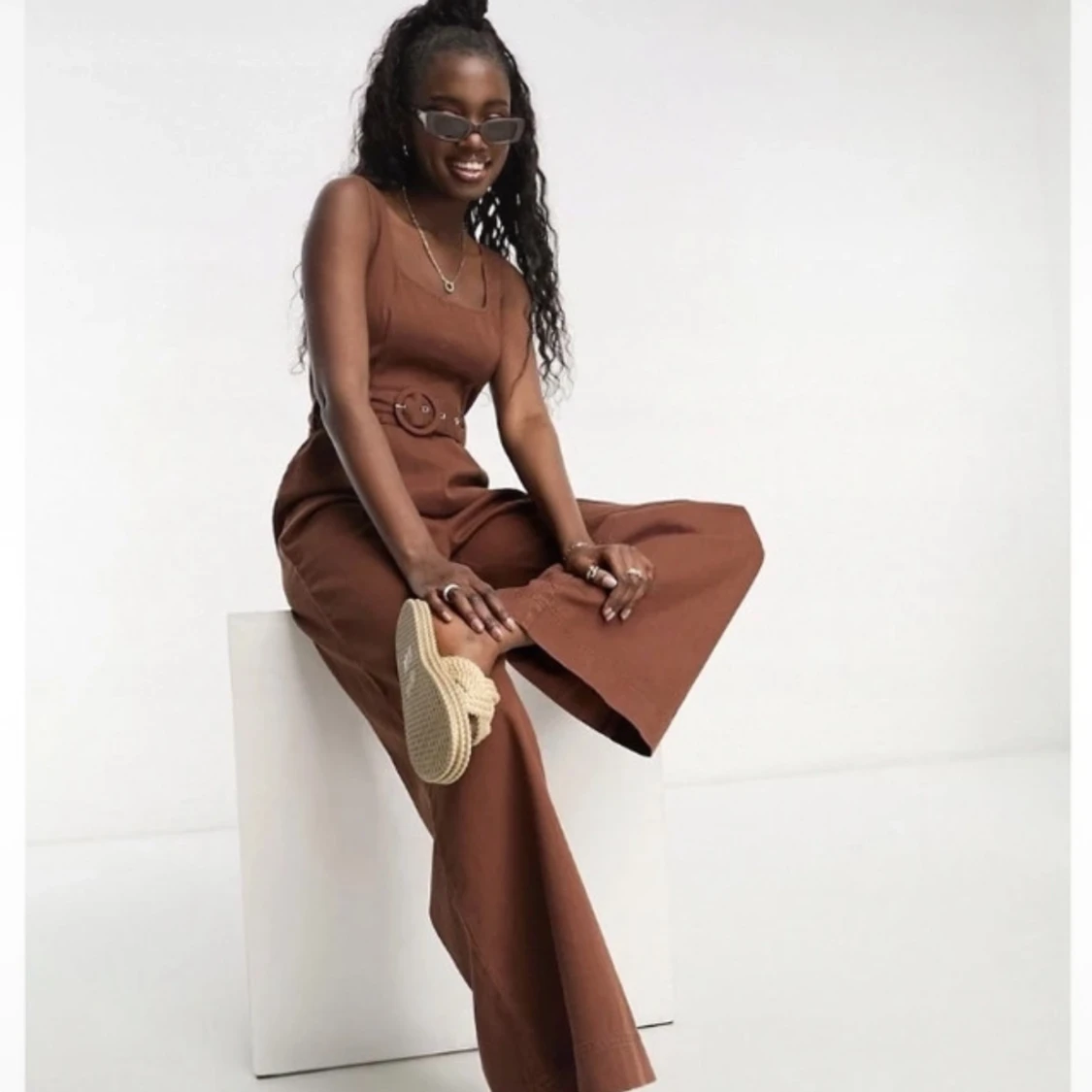 Brun vintage overall - 92