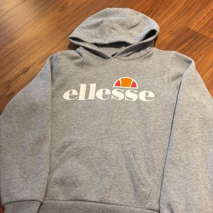 Grå hoodie från Ellesse - Säljer en snygg grå hoodie från Ellesse med klassisk logga på bröstet. andvänd fåtal gånger och ny skick.
