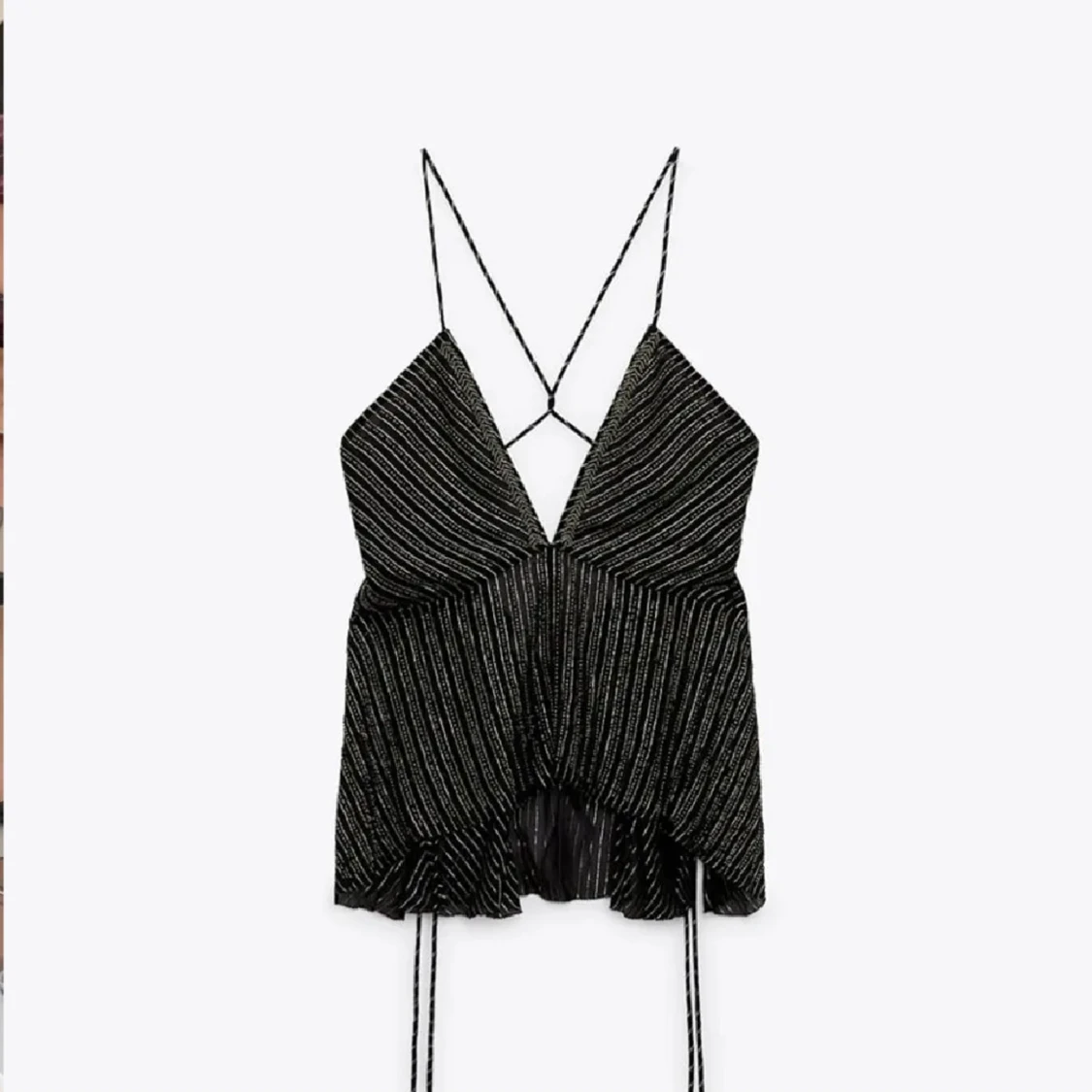 Nyårstopp, glittrig Zara topp - 90