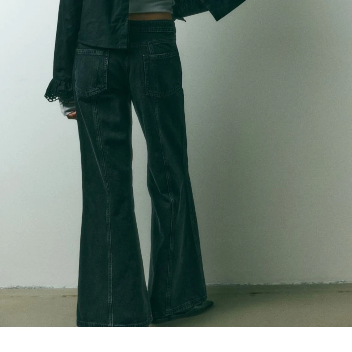 Lågmidjade flare jeans - 91