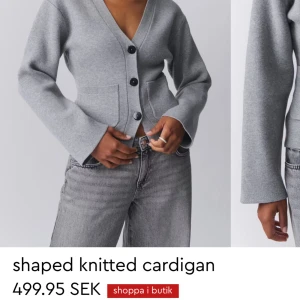 Grå stickad kofta - Intressekoll på denna superfina gråa stickade kofta från gina, den är helt slutsåld!! storlek S