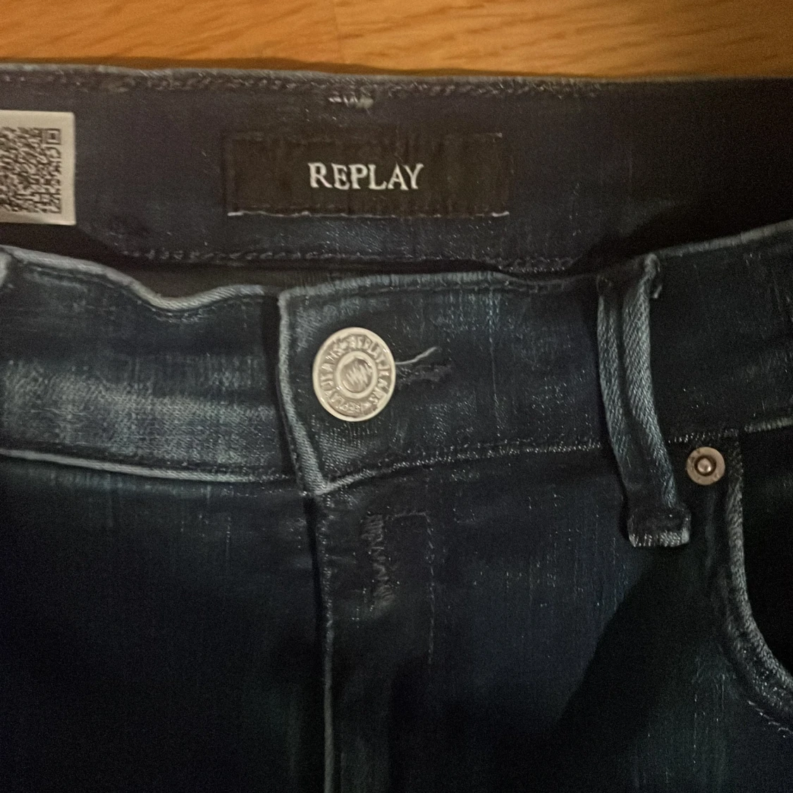 Replay byxor mörkblå  - 91