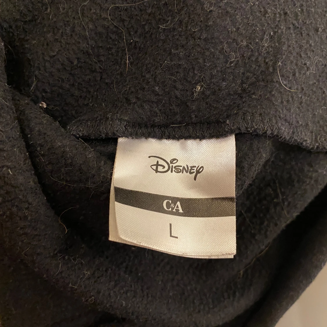 Svart Disney hoodie med Snövit-tryck - 92