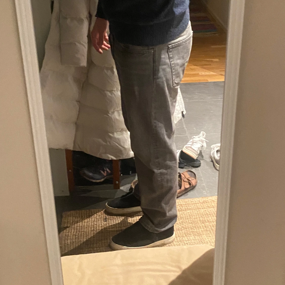 Gråa jeans från Zara - 90