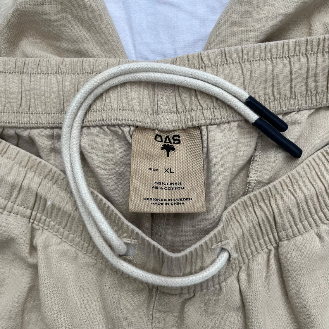 OAS linnebyxor beige - 93